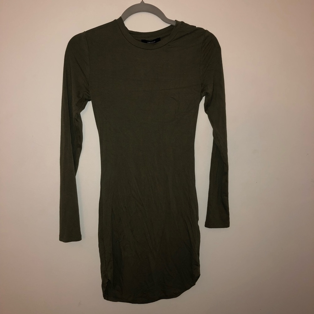 Forever 21 Long Sleeve Bodycon Dress